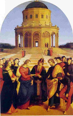 Matrimonio della Vergine_Raffaello