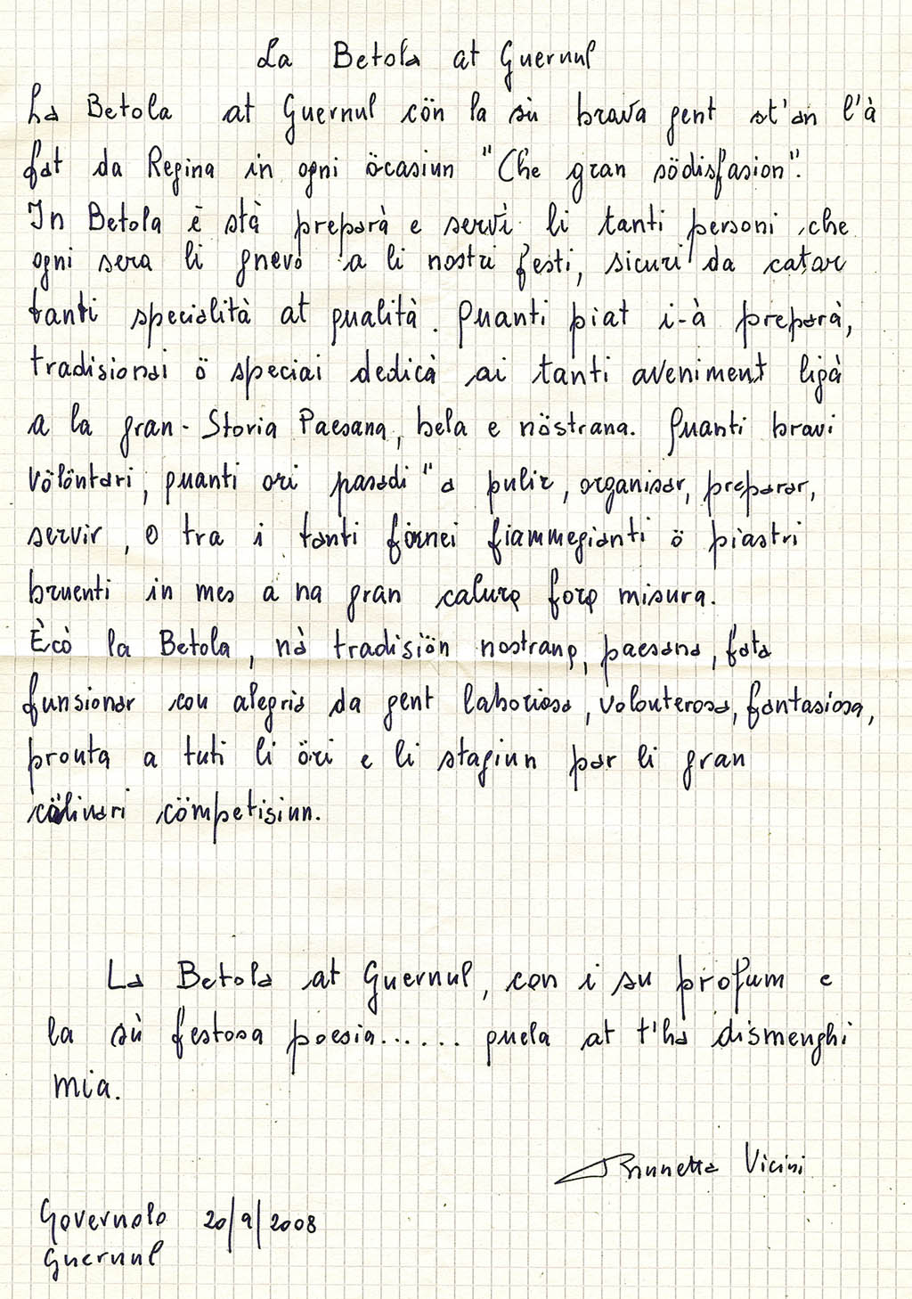La betola at gurnl